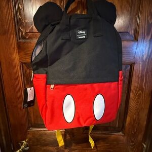 Disney Black and Red Mickey Backpack